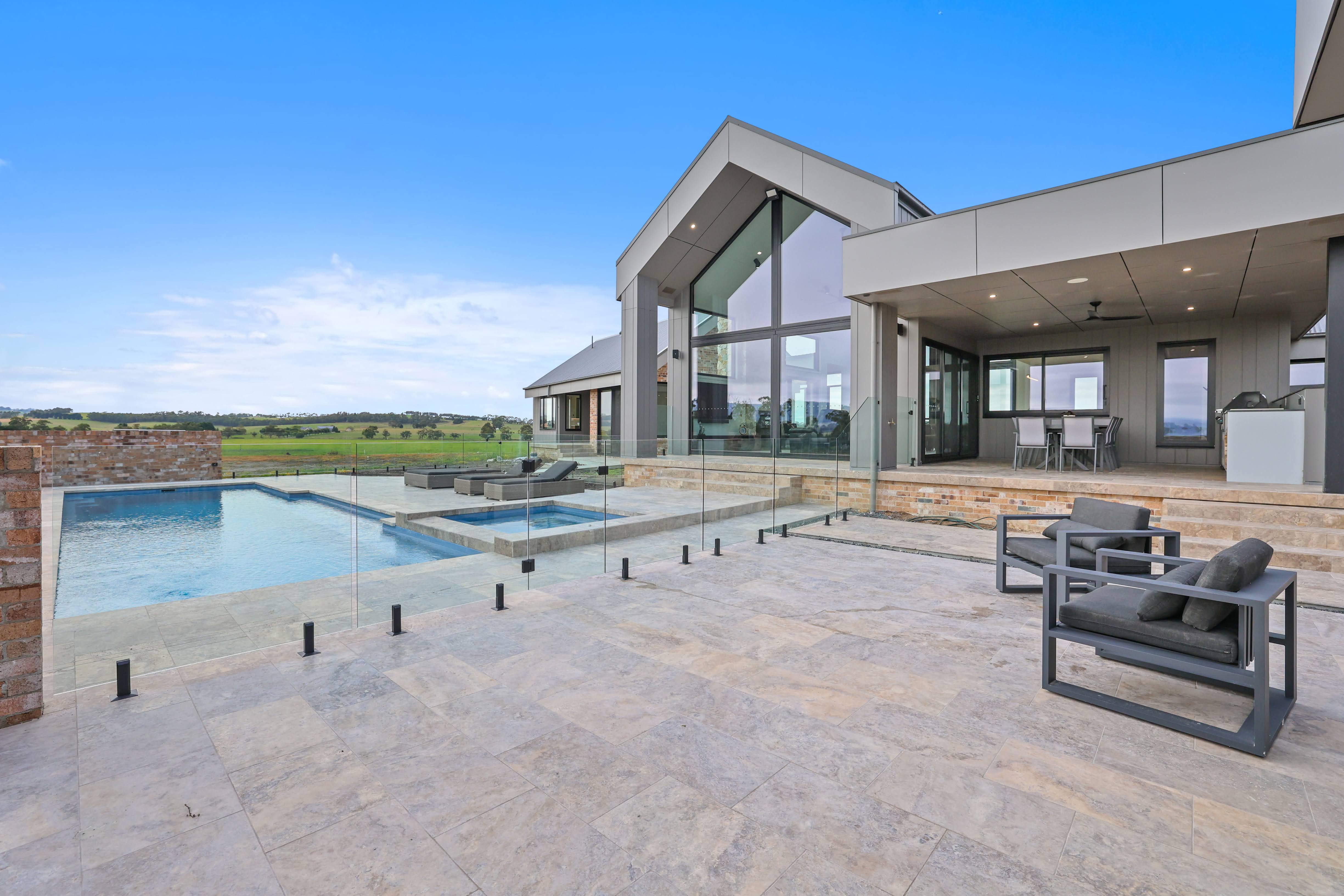 Silver Travertine Pavers