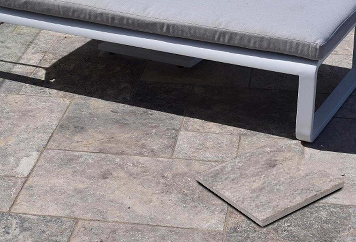 Silver Travertine Pavers