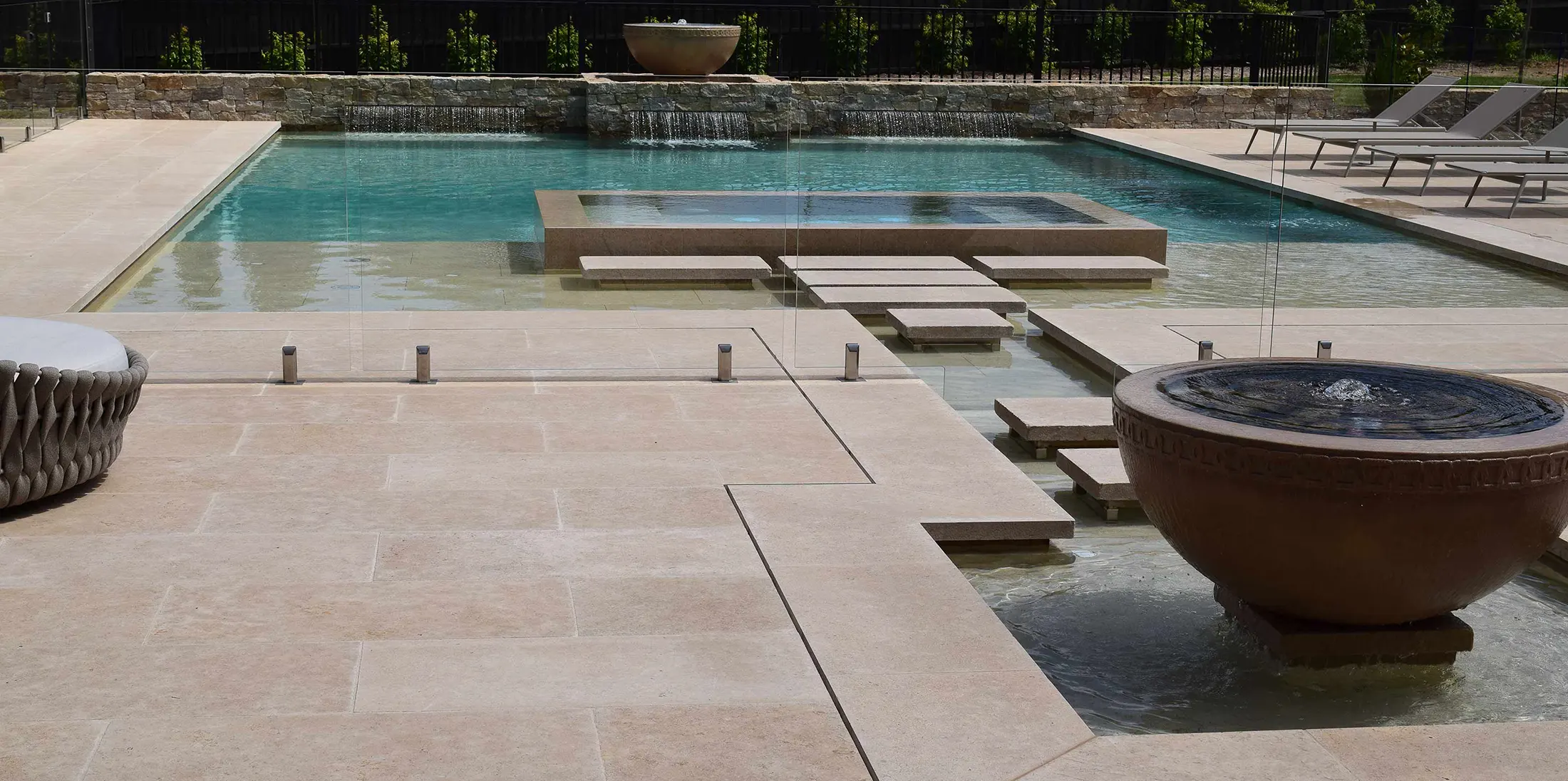 Edfu Limestone paving