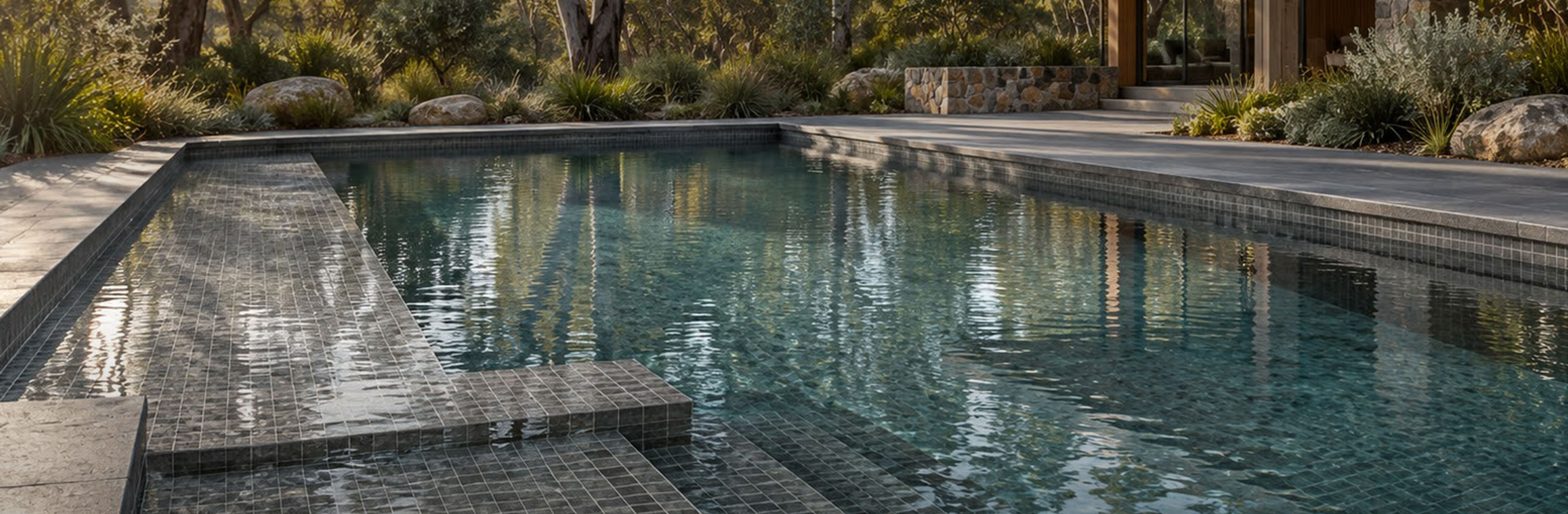 graphite granite paving