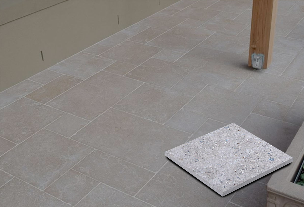 Limestone paving