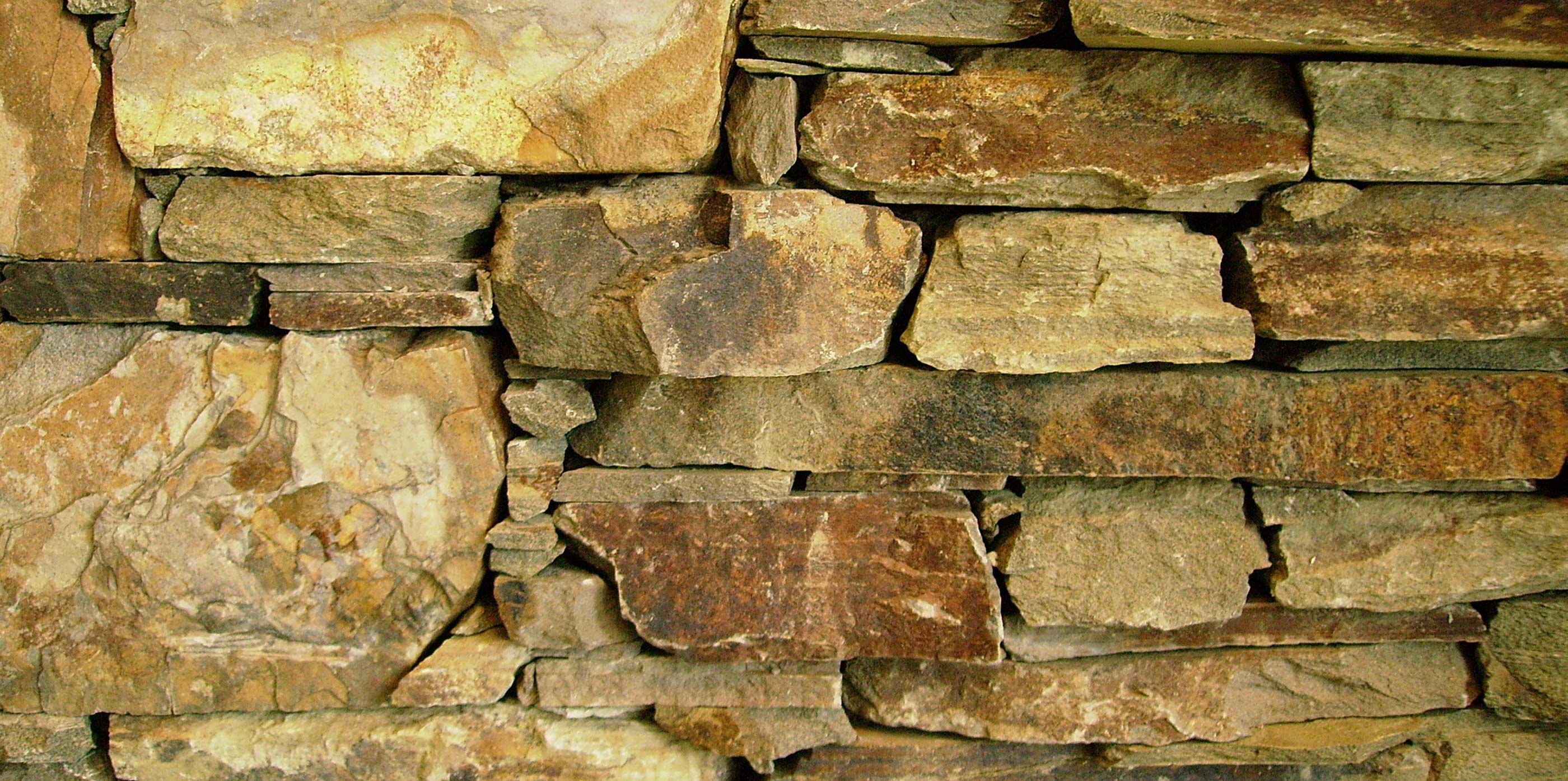 country stone wall