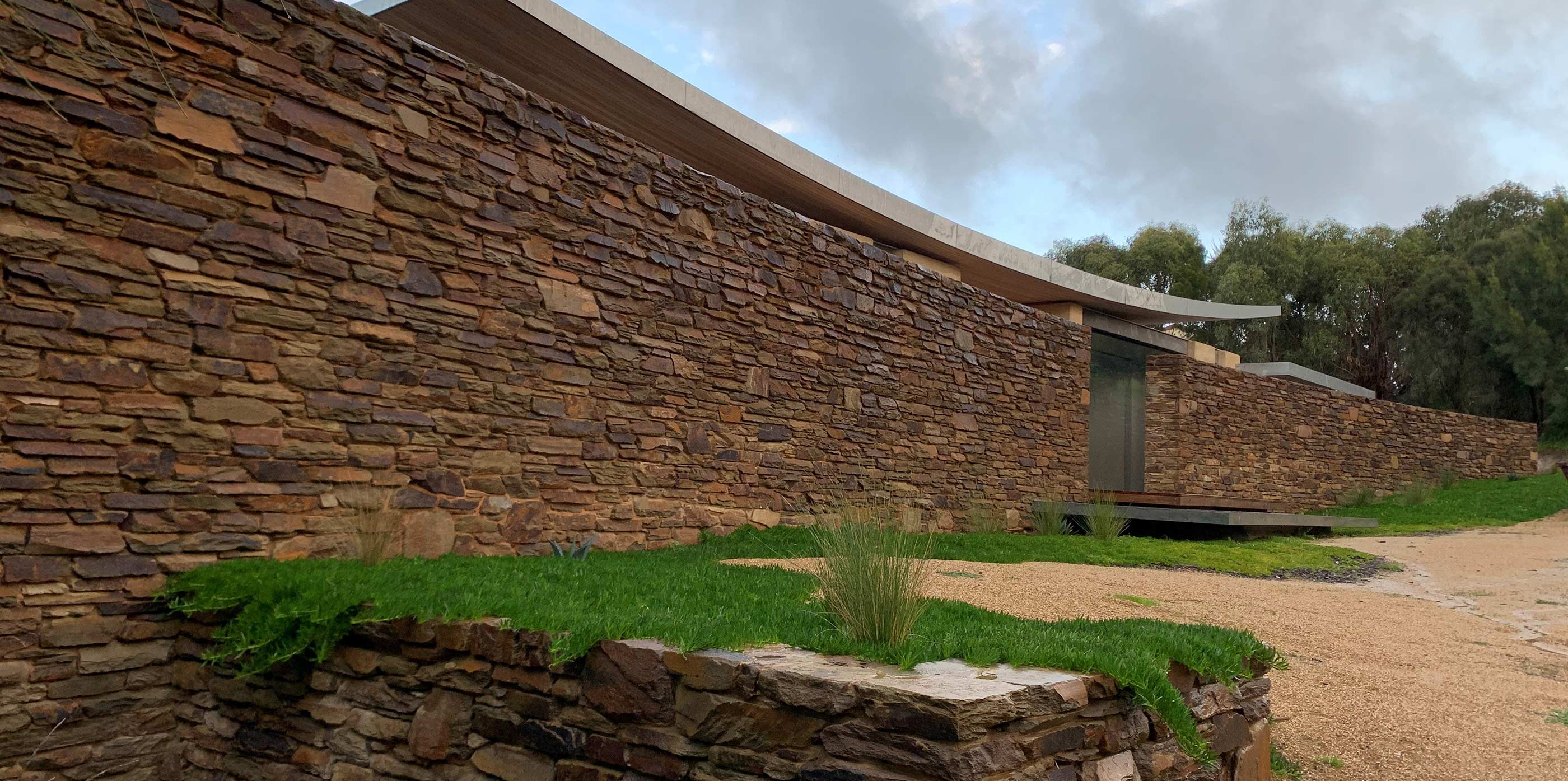 country stone walling