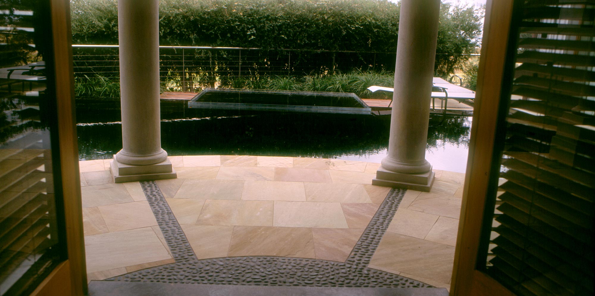 indian sandstone outdoor paving