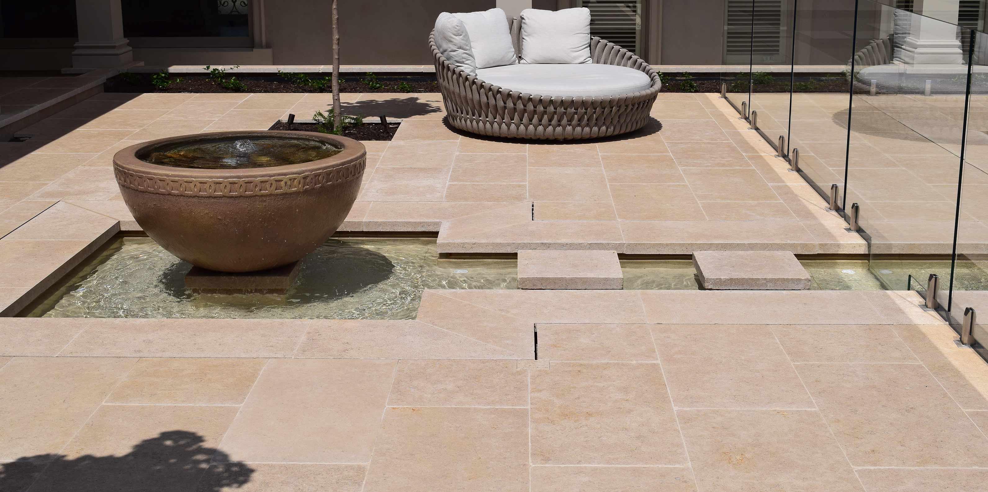 french pattern limestone