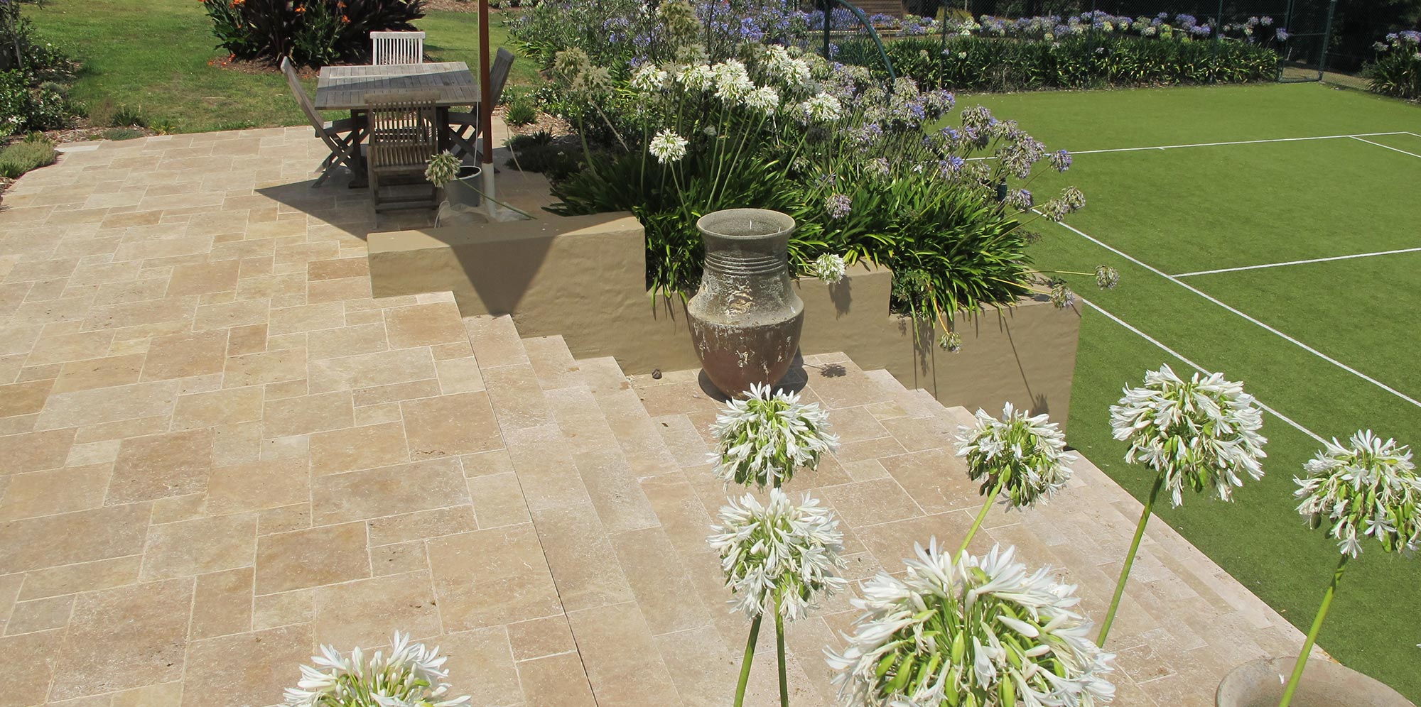 noce travertine pavers