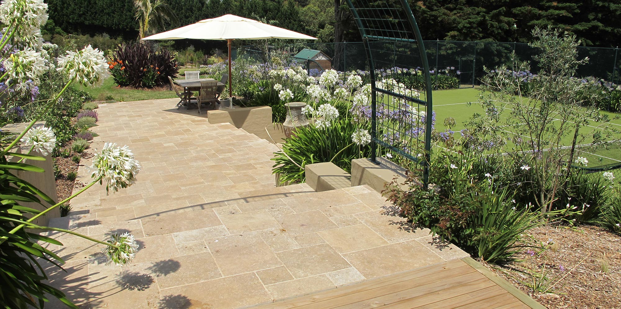 garden paving project